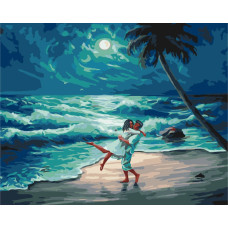 Картина для малювання за номерами Brushme На березі океану 40х50см (BS23713)