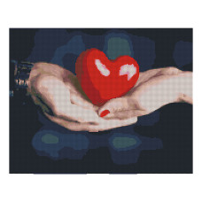 Картина за номерами з алмазною мозаїкою Стратег Зворушливий момент 40х50см (FA40808)