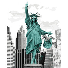 Картина для малювання за номерами Стратег Статуя нового часу 40х50 (VA-3422)