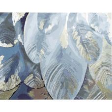 Картина для малювання за номерами Стратег Фактури пір'я 40х50см (SY6390)