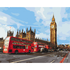 Картина для малювання за номерами Brushme Магія Лондона 40х50см (BS30085)