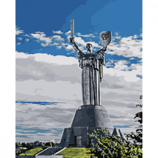 Картина для малювання за номерами Strateg Батькивщина мати 30х40 (SS-6589)