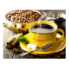 Картина для малювання за номерами Стратег Американо з корицею 40х50см (VA-2546)