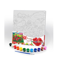 Картина розпис на полотні Danko Toys Пейзаж 31х31см (PX-05-10)