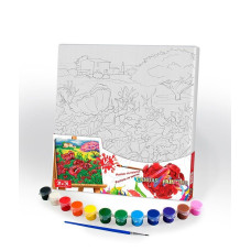 Картина розпис на полотні Danko Toys Пейзаж 31х31см (PX-05-10)