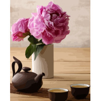 Розписна картина за номерами на полотні Art Craft Чайна церемонія 40х50 (12122-AC)