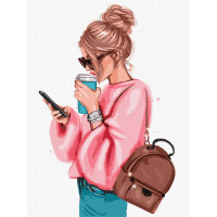 Картина-розмальовка Ідейка за номерами Міський ритм 30х40 (KHO4815)