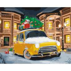 Картина для малювання за номерами Brushme Доставка свята 40х50см (BS52733)