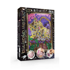 Набір для творчості Danko Toys DIAMOND MOSAIC алмазна мозаїка Кошенята (DM-01-10)