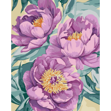 Картина для малювання за номерами Art Craft Лілові квітки 40х50 (13161-AC)