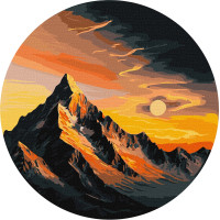 Картина-розмальовка Ідейка за номерами Невідомий рай d-33см (KHO-R1038)