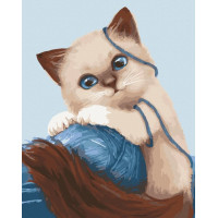 Картина для малювання за номерами Art Craft Грайливе кошеня 38х30см (11627-AC)