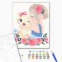 Картина за номерами Brushme Кицькина любов 30х40 (KBS7122)