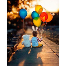 Картина для малювання за номерами Лавка Чудес З дружбаном 40х50см (LC10058)