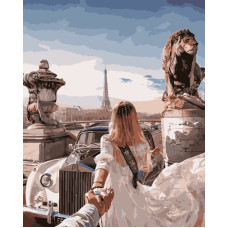 Картина для малювання за номерами Стратег Французький шарм 40х50см (VA-1233)