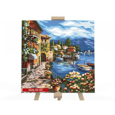 Картина для малювання за номерами Danko Toys Набережна 40х40см (KpNe-02-09)