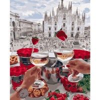 Картина для малювання за номерами Стратег Зустріч з подругою 40х50см (VA-1291)