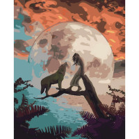 Картина для малювання за номерами Стратег Магія місяця 40х50 (SY6433)
