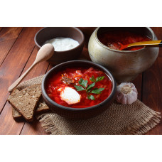 Діамантова мозаїка Strateg за номерами Національний смак 30х40 (HEG87061)