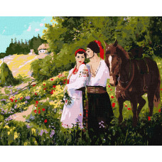 Картина-розмальовка Ідейка за номерами Побачення 40х50 (KHO4938)