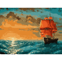 Картина для малювання за номерами Art Craft Багряні вітрила 40х50см (10509-AC)