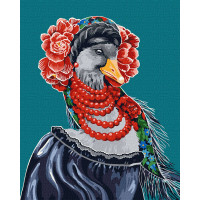 Картина-розмальовка Ідейка за номерами Українська гусочка 40х50 (KHO4499)