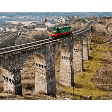 Картина для малювання за номерами Стратег Плебанівський віадук 40х50 (SY6559)