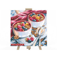 Картина розфарбовування за номерами Danko Toys Десерт 40x40 (KpNe-40*40-02-06)