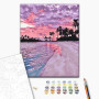Картина за номерами Brushme Рожевий захід 40х50 (BS28241)