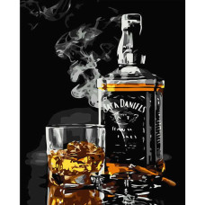 Картина для малювання за номерами Стратег Jack Daniels 2 40х50см (VA-2791)