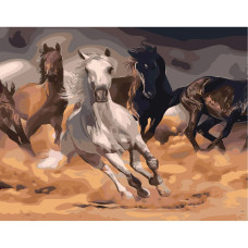 Картина для малювання за номерами Стратег Швидкість 40х50 (SY6411)