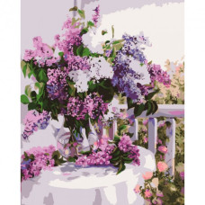 Картина для малювання за номерами Лавка Чудес Букет бузка 50х40см (LC40111)