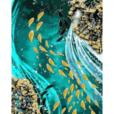 Картина для малювання за номерами Стратег Течія фантазії 40х50 (VA-3409)