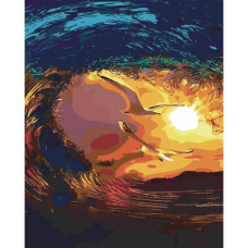 Картина для малювання за номерами Стратег Лови хвилю 40х50 (SY6513)