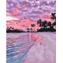 Картина за номерами Brushme Рожевий захід 40х50 (BS28241)