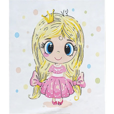 Картина-розмальовка за номерами Strateg Маленька принцеса 30x30 (ES213)