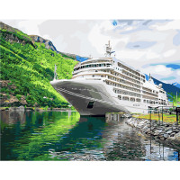 Картина для малювання за номерами Стратег Розкішний лайнер 40х50см (SY6174)