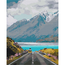 Картина за номерами Brushme Мандрівка в гори 40х50 (BS31640)