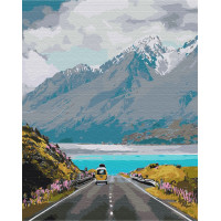 Картина за номерами Brushme Мандрівка в гори 40х50 (BS31640)
