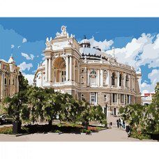 Картина для малювання за номерами Strateg Прекрасний оперний театр 30х40 (SS-6584)