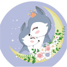 Картина-розмальовка за номерами Strateg Королева з принцесою 30x30 (ES044)