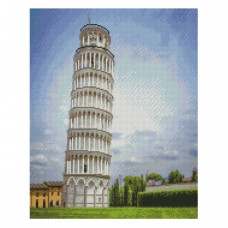 Картина за номерами з алмазною мозаїкою Стратег Пізанська вежа 40х50см (FA40829)