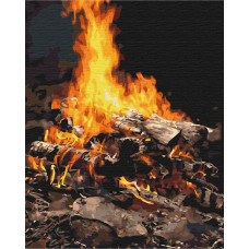 Картина для малювання за номерами Brushme Багаття 40х50см (BS21741)