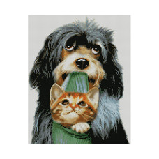 Картина за номерами з алмазною мозаїкою Стратег Разом назавжди 50х40см (FA10178)