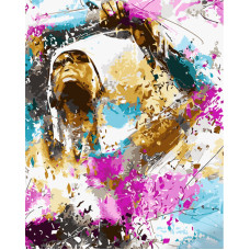 Картина-розмальовка Strateg за номерами Золота акварель 40х50 (GS1068)