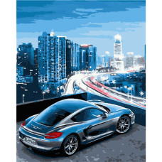Картина для малювання за номерами Стратег Швидкість міста 40х50см (VA-2891)
