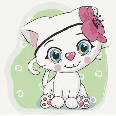 Картина для малювання за номерами Art Craft Киця Белла 30х30см (15527-AC)