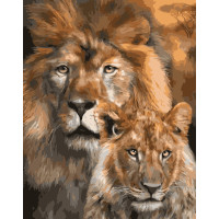 Картина для малювання за номерами Стратег Леви. Батько та син 40х50см (VA-0876)