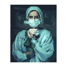 Картина для малювання за номерами Стратег Лікар 40x50 (VA-2843)