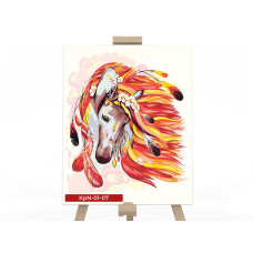 Картина для малювання за номерами Danko Toys Кінь 40х50см (KpNe-01-07)